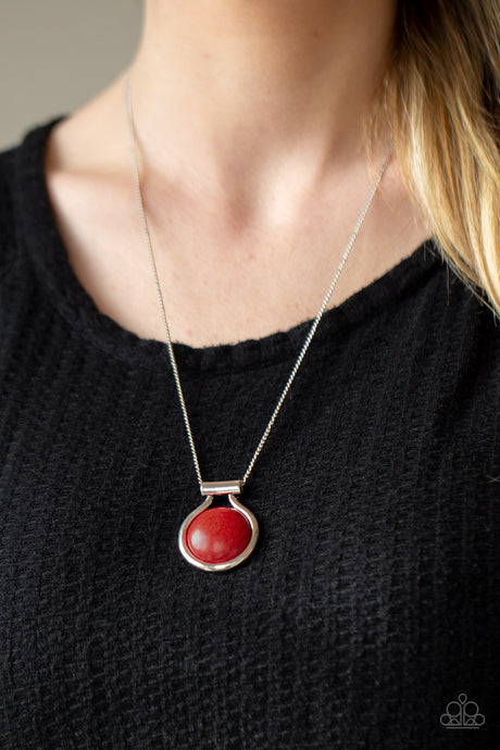 Paparazzi ~ Patagonian Paradise ~ Red Necklace Set