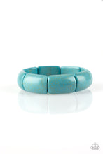 Load image into Gallery viewer, Paparazzi ~  Peace Out ~ Blue Bracelet with Stretchy Band