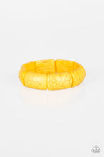 Load image into Gallery viewer, Paparazzi ~ Peace Out ~ Yellow Bracelet