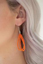 Load image into Gallery viewer, Paparazzi ~ Peacefully Pacific ~ Orange Seed Bead Necklace Set