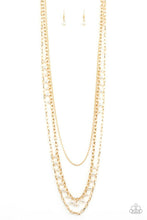 Load image into Gallery viewer, Paparazzi - Pearl Pageant - Gold Pearl Necklace - Klassy Jewelz Boutique