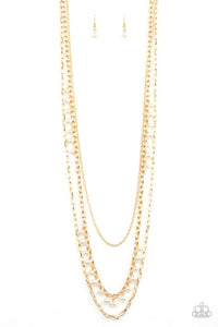 Paparazzi - Pearl Pageant - Gold Pearl Necklace - Klassy Jewelz Boutique