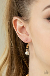 Paparazzi - Pearl Pageant - Gold Pearl Necklace - Klassy Jewelz Boutique