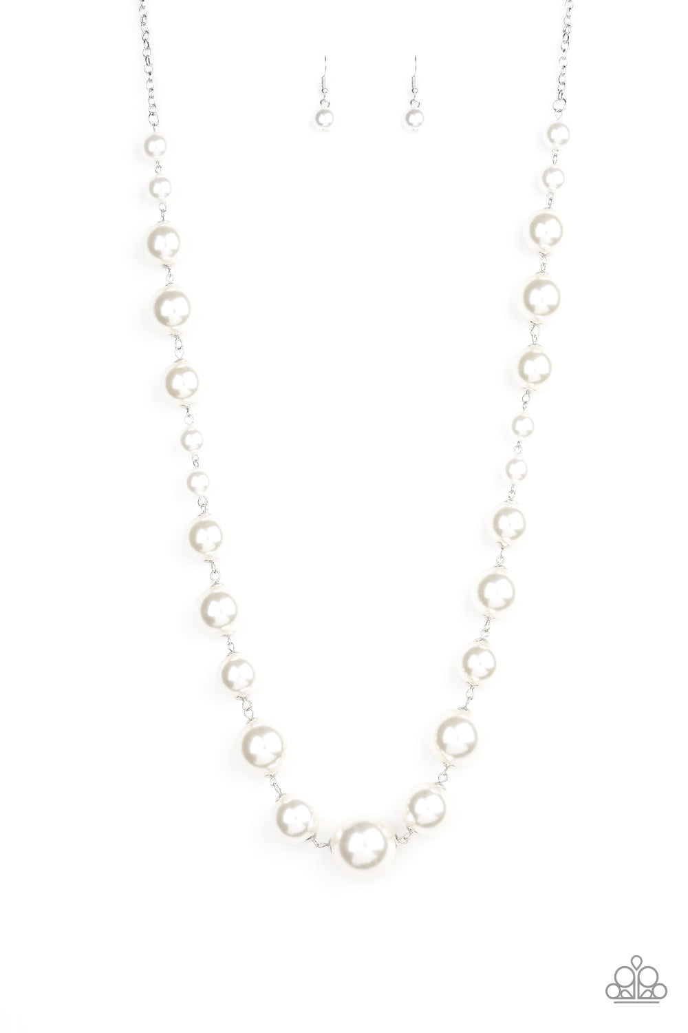 Paparazzi ~ Pearl Prodigy ~ White  Pearl Necklace Set