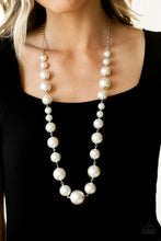 Load image into Gallery viewer, Paparazzi ~ Pearl Prodigy ~ White  Pearl Necklace Set