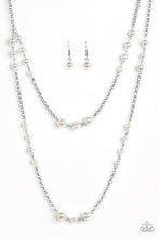 Load image into Gallery viewer, Paparazzi ~ Pearl Promenade ~ White Beaded Necklace Set