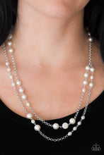 Load image into Gallery viewer, Paparazzi ~ Pearl Promenade ~ White Beaded Necklace Set