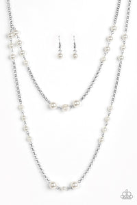 Paparazzi ~ Pearl Promenade ~ Gold Beaded Necklace Set