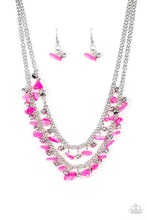 Load image into Gallery viewer, Paparazzi ~ Pebble Pioneer ~ Pink Necklace Set