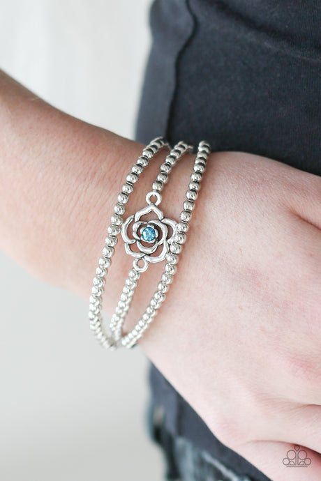 Paparazzi ~ Perennial Princess ~ Blue Bracelet