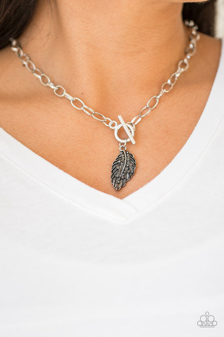 Paparazzi ~ Pilot Quest ~ Silver Necklace Set