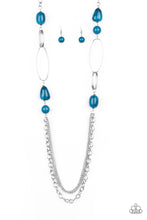 Load image into Gallery viewer, Paparazzi ~ Pleasant Promenade ~ Blue Necklace Set