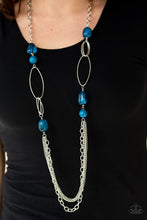 Load image into Gallery viewer, Paparazzi ~ Pleasant Promenade ~ Blue Necklace Set