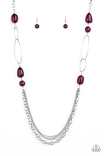 Load image into Gallery viewer, Paparazzi ~ Pleasant Promenade ~ Purple Necklace Set