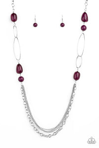 Paparazzi ~ Pleasant Promenade ~ Purple Necklace Set