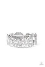 Load image into Gallery viewer, Paparazzi ~ Pleasantly Posy ~ Silver Bracelet