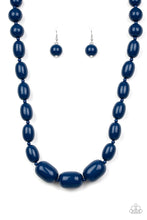 Load image into Gallery viewer, Paparazzi ~ Poppin&#39; Popularity ~ Blue Necklace Set