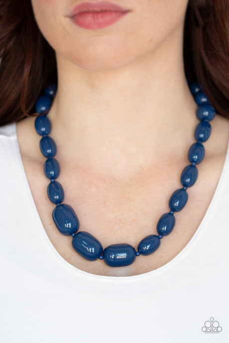 Paparazzi ~ Poppin' Popularity ~ Blue Necklace Set