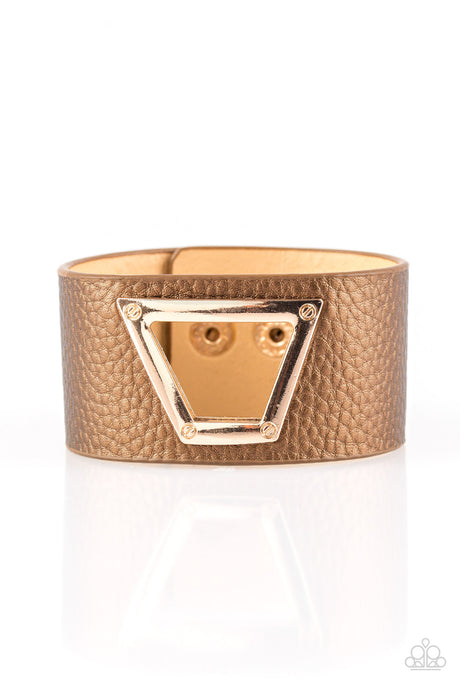Paparazzi ~ Power Play ~ Brown Urban Bracelet