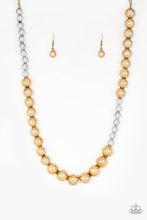Load image into Gallery viewer, Paparazzi ~ Power To The People ~ Gold Necklace Set
