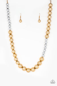 Paparazzi ~ Power To The People ~ Gold Necklace Set