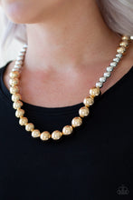 Load image into Gallery viewer, Paparazzi ~ Power To The People ~ Gold Necklace Set
