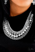 Load image into Gallery viewer, Paparazzi ~ &quot;Powerhouse&quot; ~ ZI Collection ~ Silver Necklace Set