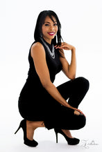 Load image into Gallery viewer, Paparazzi ~ &quot;Powerhouse&quot; ~ ZI Collection ~ Silver Necklace Set