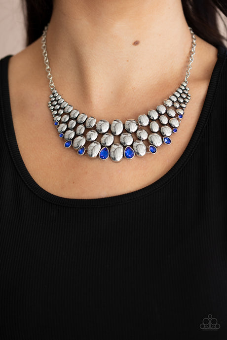 Paparazzi ~ Powerhouse Party ~ Blue Necklace Set