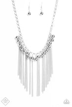 Load image into Gallery viewer, Paparazzi ~ Powerhouse Prowl ~ Silver Necklace Set (Fashion Fix Exclusive)