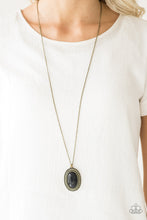 Load image into Gallery viewer, Paparazzi ~ Practical Prairie ~ Brass Necklace Set