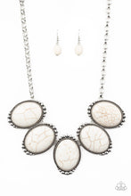 Load image into Gallery viewer, Paparazzi ~ Prairie Goddess ~ White Necklace Set