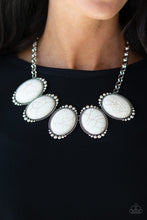 Load image into Gallery viewer, Paparazzi ~ Prairie Goddess ~ White Necklace Set