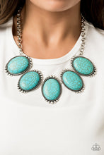 Load image into Gallery viewer, Paparazzi ~ Prairie Goddess ~ Blue Turquoise Necklace and Bracelet Set