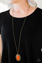 Load image into Gallery viewer, Paparazzi - Prairie Practical - Orange  Necklace Set