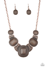 Load image into Gallery viewer, Paparazzi ~ Prehistoric Powerhouse ~ Copper Necklace Set