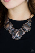 Load image into Gallery viewer, Paparazzi ~ Prehistoric Powerhouse ~ Copper Necklace Set
