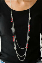 Load image into Gallery viewer, Paparazzi ~ Pretty Pop-tastic ~ Red Necklace Set