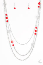 Load image into Gallery viewer, Paparazzi ~ Pretty Pop-tastic ~ Red Necklace Set