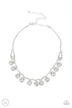 Load image into Gallery viewer, Paparazzi ~ Princess Prominence ~ White  Choker Necklace Set (Life of the Party Exclusive)