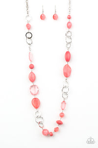 Paparazzi ~ Prismatic Paradise ~ Pink Necklace Set