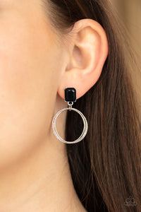Paparazzi ~ Prismatic Perfection ~ Black Post Earrings