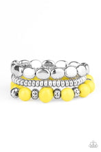 Load image into Gallery viewer, Paparazzi ~ Prismatic Pop ~ Yellow Bracelet