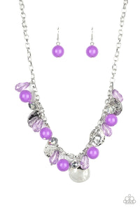Paparazzi ~ Prismatic Sheen ~ Purple Necklace Set