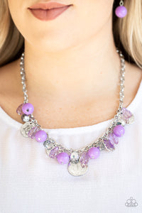 Paparazzi ~ Prismatic Sheen ~ Purple Necklace Set