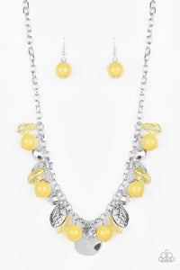 Paparazzi ~ Prismatic Sheen ~ Yellow Necklace Set