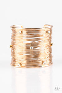 Paparazzi ~ Professional Prima Donna ~ Gold Cuff Bracelet
