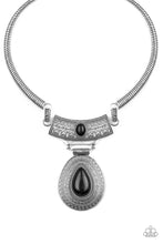 Load image into Gallery viewer, Paparazzi ~ Prowling Prowess ~ Black Necklace Set