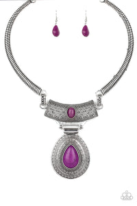 Paparazzi ~ Prowling Prowess ~ Purple Necklace Set