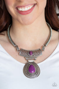 Paparazzi ~ Prowling Prowess ~ Purple Necklace Set